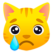 Emoji 😿 Gatto Che Piange su JoyPixels 7.0.