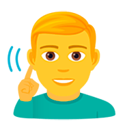 🧏‍♂️ Emoji Hombre Sordo en JoyPixels 7.0.