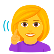 🧏‍♀️ Emoji Mujer Sorda en JoyPixels 7.0.