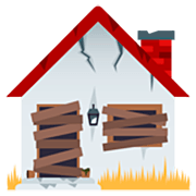 Emoji 🏚️ Casa In Rovina su JoyPixels 7.0.