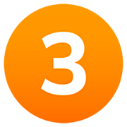 Émoji 3️ Chiffre trois sur JoyPixels 7.0.