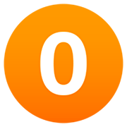 Emoji 0️ Cifra zero su JoyPixels 7.0.