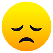 😞 Emoji Cara Decepcionada en JoyPixels 7.0.