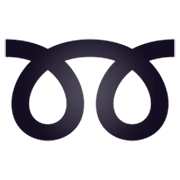 Emoji ➿ Doppio Occhiello su JoyPixels 7.0.