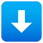 Emoji ⬇️ Freccia Rivolta Verso Il Basso su JoyPixels 7.0.