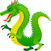 🐉 Emoji Dragón en JoyPixels 7.0.