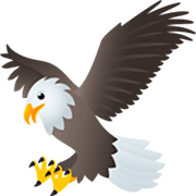 🦅 Emoji águia na JoyPixels 7.0.