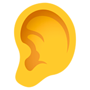 Emoji 👂 Orecchio su JoyPixels 7.0.