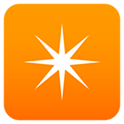 Emoji ✴️ Stella Stilizzata su JoyPixels 7.0.