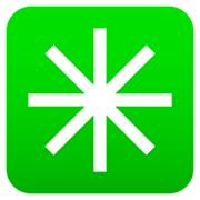 Emoji ✳️ Asterisco su JoyPixels 7.0.