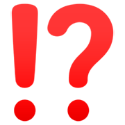 Emoji ⁉️ Punto Esclamativo E Interrogativo su JoyPixels 7.0.