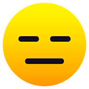 😑 Emoji Cara Sin Expresión en JoyPixels 7.0.