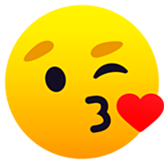 😘 Emoji Kuss zuwerfendes Gesicht JoyPixels 7.0.