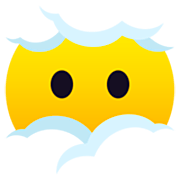 😶‍🌫️ Emoji Rosto Nas Nuvens na JoyPixels 7.0.