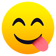 Emoji 😋 Faccina Che Si Lecca I Baffi su JoyPixels 7.0.