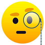 🧐 Emoji Gesicht mit Monokel JoyPixels 7.0.