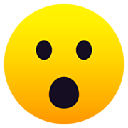 😮 Emoji Gesicht mit offenem Mund JoyPixels 7.0.