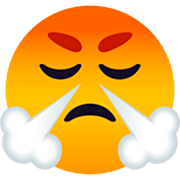 😤 Emoji Rosto Soltando Vapor Pelo Nariz na JoyPixels 7.0.