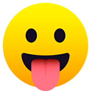😛 Emoji Rosto Mostrando A Língua na JoyPixels 7.0.