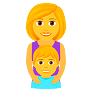 👩‍👦 Emoji Familie: Frau, Junge JoyPixels 7.0.