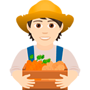 Emoji 🧑🏻‍🌾 Agricoltore: Carnagione Chiara su JoyPixels 7.0.