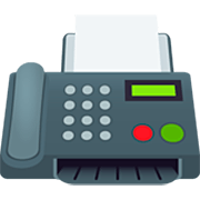 Émoji 📠 Fax sur JoyPixels 7.0.