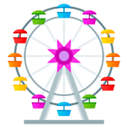Emoji 🎡 Ruota Panoramica su JoyPixels 7.0.