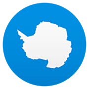 🇦🇶 Emoji Bandera: Antártida en JoyPixels 7.0.
