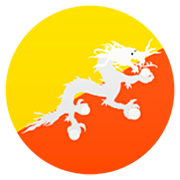 Flagge: Bhutan JoyPixels 7.0.