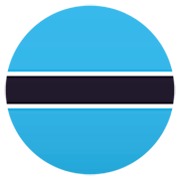 Bandeira: Botsuana JoyPixels 7.0.