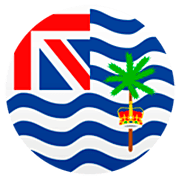 Flagge: Britisches Territorium im Indischen Ozean JoyPixels 7.0.