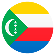 🇰🇲 Emoji Bandera: Comoras en JoyPixels 7.0.