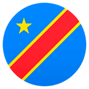 Drapeau : Congo-Kinshasa JoyPixels 7.0.