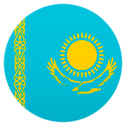 Flagge: Kasachstan JoyPixels 7.0.
