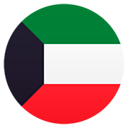Emoji 🇰🇼 Bandiera: Kuwait su JoyPixels 7.0.
