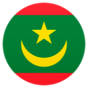 Bandera: Mauritania JoyPixels 7.0.