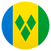 Flagge: St. Vincent und die Grenadinen JoyPixels 7.0.