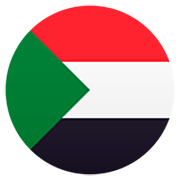 Flagge: Sudan JoyPixels 7.0.