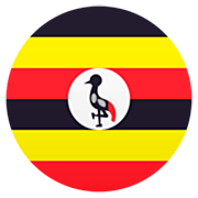 Flagge: Uganda JoyPixels 7.0.