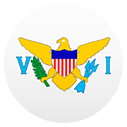 Bandeira: Ilhas Virgens Americanas JoyPixels 7.0.