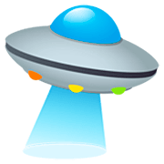 🛸 Emoji Disco Voador na JoyPixels 7.0.