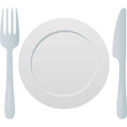 Émoji 🍽️ Assiette Et Couverts sur JoyPixels 7.0.
