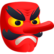 👺 Emoji Demonio Japonés Tengu en JoyPixels 7.0.