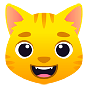😺 Emoji Rosto De Gato Sorrindo na JoyPixels 7.0.