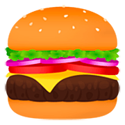 🍔 Emoji Hambúrguer na JoyPixels 7.0.