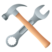 🛠️ Emoji Hammer und Schraubenschlüssel JoyPixels 7.0.