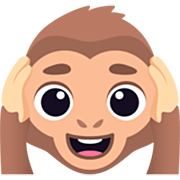 🙉 Emoji sich die Ohren zuhaltendes Affengesicht JoyPixels 7.0.