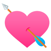 Emoji 💘 Cuore Con Freccia su JoyPixels 7.0.