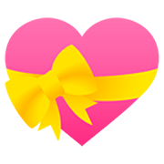 💝 Emoji Coração Com Fita na JoyPixels 7.0.