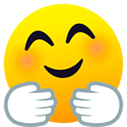 Emoji 🤗 Faccina Che Abbraccia su JoyPixels 7.0.